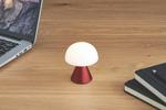 Настольная лампа 7x8,3x7 см, темно-красный - фото 4
