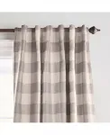 Плотные шторы Grainger в клетку Buffalo Check Elrene Home Fashions, gray - фото 2