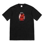 Футболка ss18 ladybug tee black printing short sleeve Supreme, черный - фото