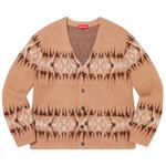 Кардиган Supreme Abstract Stripe Cardigan 'Light Brown', коричневый - фото