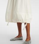 Платье миди из хлопка White Label Marley Proenza Schouler, белый - фото 6