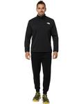 Флис The North Face Cedar Trail Grid Fleece 1/4 Zip, черный - фото 4