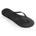 Женские тонкие шлепанцы Havaianas, чёрный - фото 5