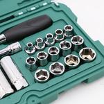 Shida SATA 9524 Набор разъемов серии 10 мм, 21 шт. - фото 3