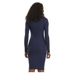 Платье Urban Classics Rib long sleeve long, синий - фото 2