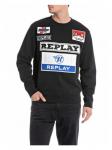 Толстовка Replay Sweatshirt, черный - фото