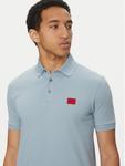 Поло slim fit Dereso232 50490770 Hugo, голубой - фото 4