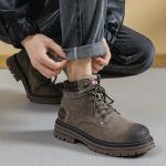 Мужские ботинки Cahhrrn X Martin Boot Men Beige Weishibangwei - фото 14