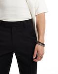 Черные брюки узкого кроя ASOS DESIGN - фото 3