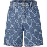 Джинсовые шорты мужские синие Louis Vuitton, синий - фото