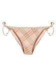 Плавки бикини Burberry IP Check, нейтральный - фото