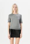 Футболка ONLY ONLVENICE LIFE SS O-NECK KNT, Light Grey - фото