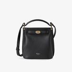 Сумка-ведро Mulberry Islington из зернистой кожи, черный - фото