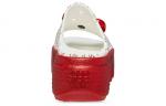 Женские шлепанцы Crocs Stomp, White/Red - фото 5