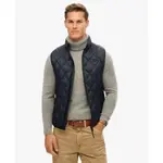 Жилет Superdry Diamond Quilt Fuji Lite, синий - фото 4