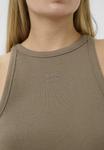 Топ Gestuz DREW LOGO TANK 2.0, Walnut/Beige - фото 4