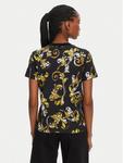 Футболка обычного кроя 78HAH613 Versace Jeans Couture, черный - фото 3