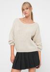 Джемпер Hollister Co. LOFTY SLOUCHY SWEATER SOLIDS, Beige - фото 4
