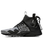 Кроссовки аббревиатура x air presto mid Nike, серый - фото