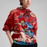 Свитшот унисекс красновато-умбра LINING - фото 5