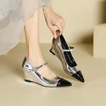 Туфли женские на высоком каблуке Zubumei, черный - фото 12