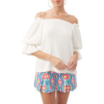 Топ Trina Turk Antu Top, цвет Whitewash - фото 4