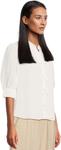 Блуза CeCe Elbow Sleeve Bow Placket Blouse, New Ivory - фото 2