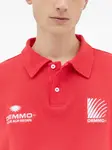 Рубашка поло со вставками DEMON, красный - фото 4