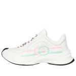Кроссовки run sneaker 'white pink turquoise' Gucci, белый - фото