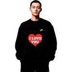 Унисекс худи Nike черное - фото 4