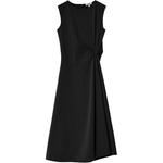 COS Женское черное платье без рукавов - фото