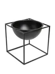 Декоративная чаша kubus, 23х23х23 см, Audo, черный - фото 5
