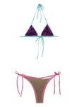 Бикини с треугольными чашками Oséree, синий - фото