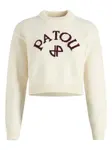 Джемпер с логотипом PATOU, белый - фото