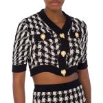 Короткое пальто женское черное MOSCHINO - фото 6