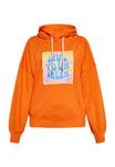 Толстовка с капюшоном IZIA Sweatshirt, оранжевый - фото