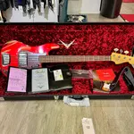 Fender Custom Shop Limited `62 Precision Bass Relic в цвете Aged Candy Apple Red - фото 4