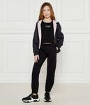 Спортивные штаны детские Guess хлопковые, черный - фото 2