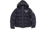 Детская утепленная куртка Moncler, черная - фото
