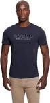 Футболка Guess Mens Eco Basic Velvet Logo, Smart Blue - фото