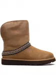 Угги UGG Classic Short Crescent, коричневый - фото