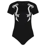 Боди Babel 1 стандартного кроя Pinko, черный - фото