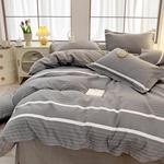 Antarctic Пододеяльник 150х200 см, плотный флис, полосатый серый - фото 7