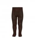 Ребристые колготки Condor, коричневый - фото
