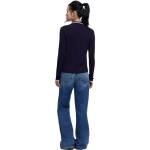 Трикотажная футболка GAP, черно-белая полоска - фото 8