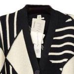 Кардиган женский Hermes длинный, синий / серый - фото