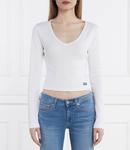 Блуза Hugo Blue Darimina_B Slim Fit, белый - фото