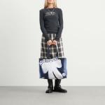 Сумка-шоппер с логотипом Acne Studios, темно-синий синий - фото 6