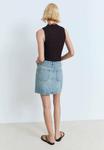 Джинсовая юбка SHORT - Mini skirt Mango, синий - фото 3