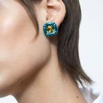 Серьги-гвоздики Dulcis для женщин Swarovski - фото 9